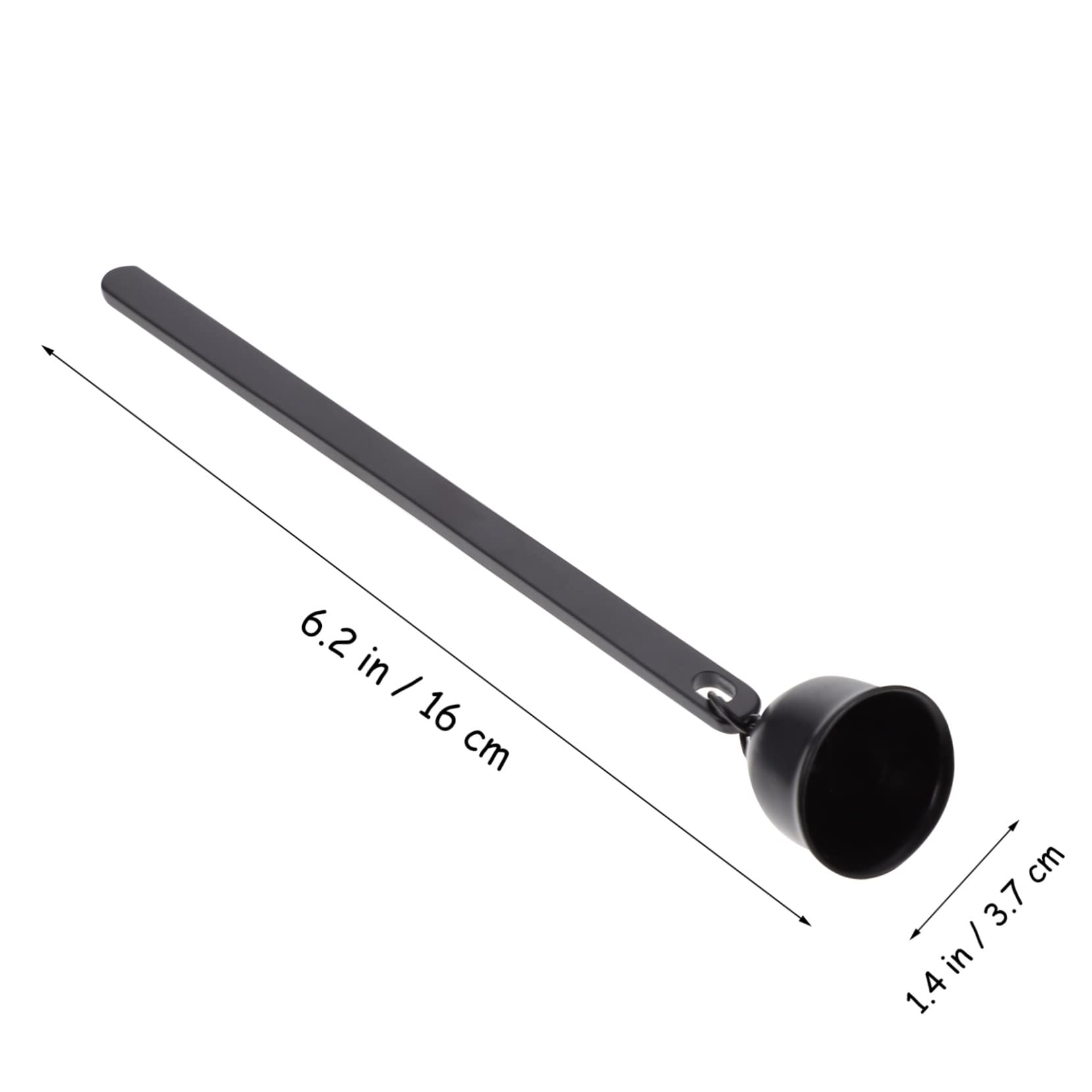 MUCKLILY 1Pc Vintage Stainless Steel Candle Snuffer Long Handle Extinguisher Tool for Easy Candle Wick Cover Ergonomic Design for Tapered Candles Present for Family and Friends