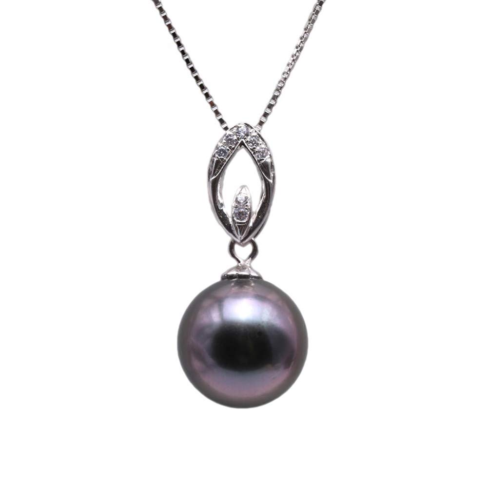Collier de perles noires de Tahiti AAA fini les bijoux ternes - 8