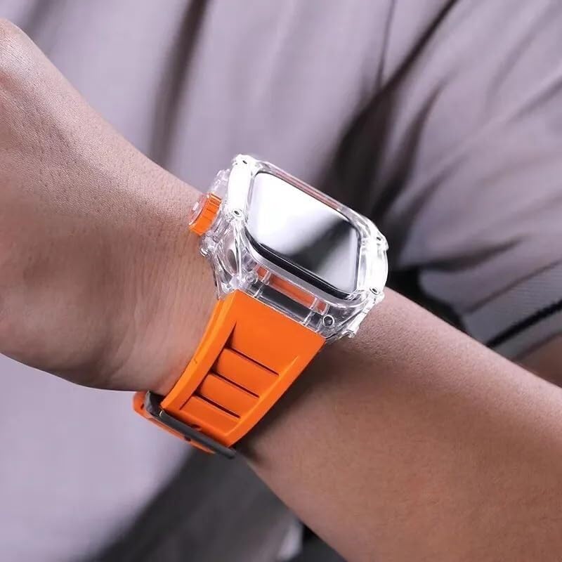 Kit bracelet en caoutchouc pour Apple Watch finition premium SCHIK - 2