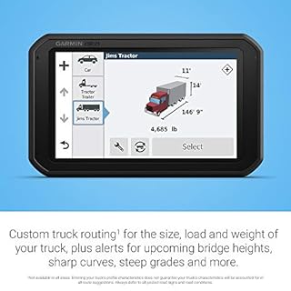 Garmin DåzlCam 785 LMT-D GPS pour camion de 7" avec caméra embarquée intégrée, cartes à vie complètes de l'Europe, trafic et Bluetooth (renouvelé)