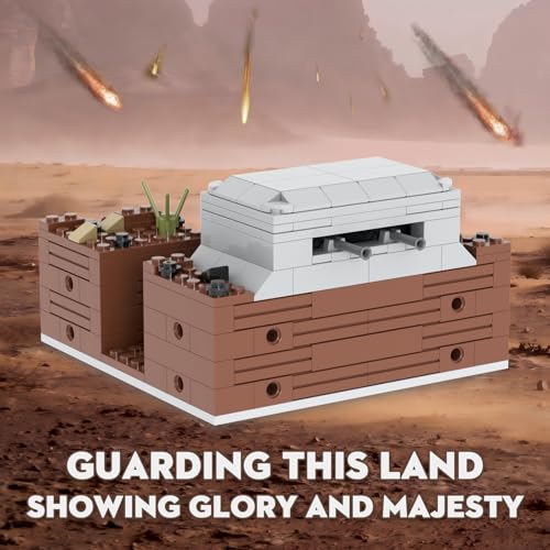 Image of WW2 Bunker Military Building Block Set.Build Different Military War Block Scenarios.