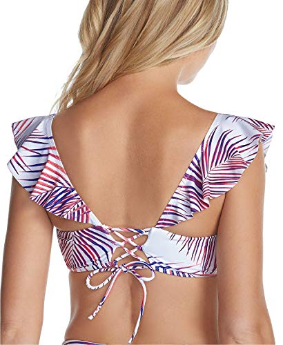 Raisins Top de biquíni juvenil com babados Back to Bali Palisades, Bali, M