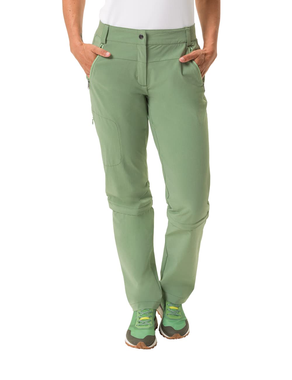 VAUDE Damskie Spodnie Farley Stretch Capri T-zip II - Spodnie Kobiety