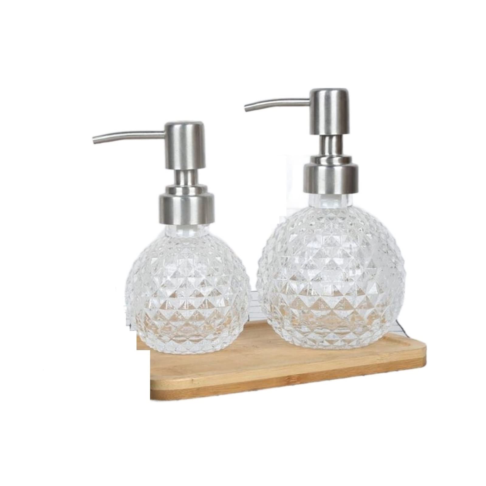 Handseifenspender aus dickem Glas, Seifenspender for Küchenspüle, Flüssigseifenflasche, einfaches Drücken, for ätherisches Öl, Lotion (Size : 14.8 * 8.6cm)