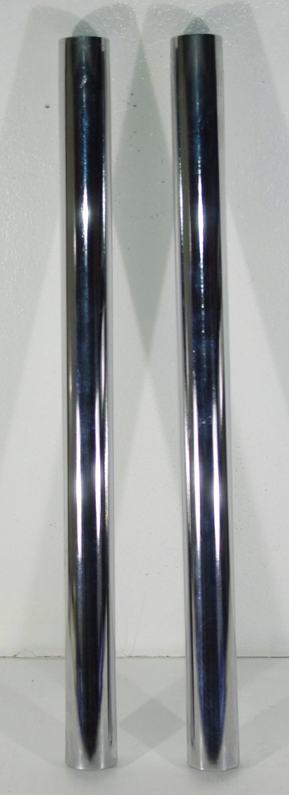 TUBO PROLUNGA IN ACCIAIO CROMATO PER ASPIRACENERE DA 50 CM (KIT DA 2 PEZZI INNESTABILI)