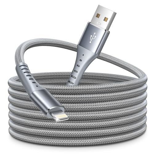 XUDUO Long iPhone Charger Extra Long iphone Charger Cable 3M MFi Certified iPhone Charging Cable Fast Charge USB Lightning Cable Lead for iPhone 14 13 12 11 8 Pro Max XR XS X 8 7 Plus 6s 6 SE 5