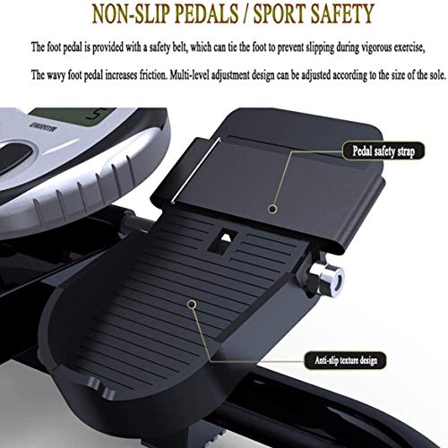Image of Rowing Machine Cardio Workout Fitness Home Foldable Resistance Rowing Machine with LCD Monitor and 6 Levels Adjustable