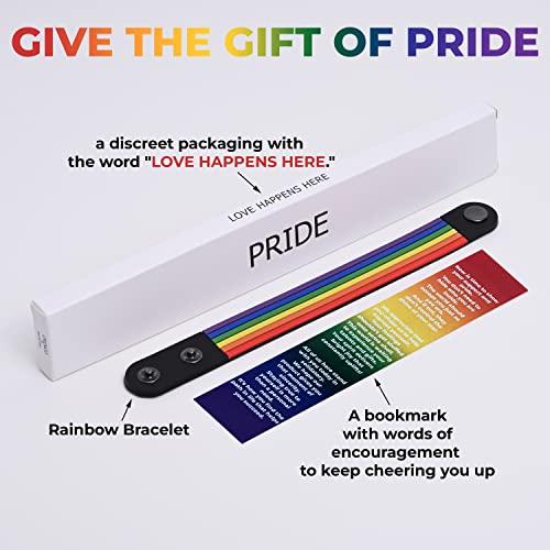 Pulsera Rainbow Pride para hombres y mujeres miniatura 5