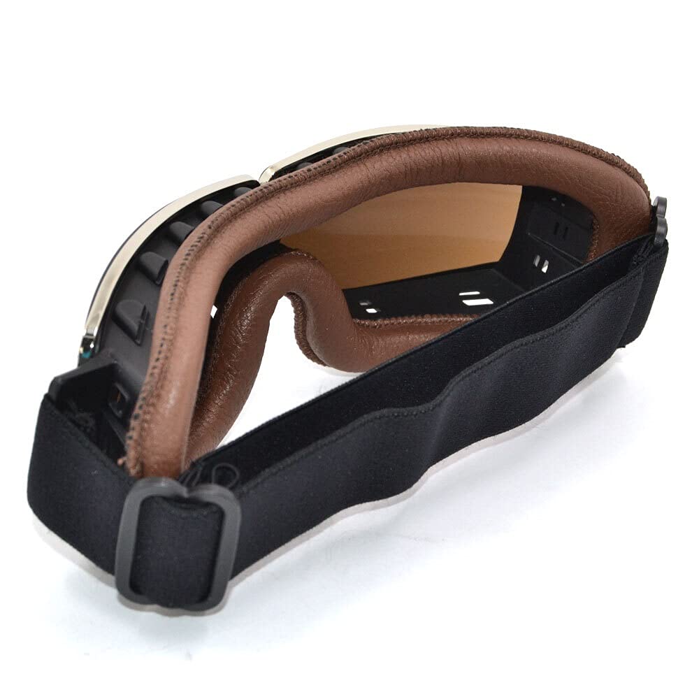 MotoCross Goggles Moto Bike Glasses Atv Otorcycle Casco Glasses Goggles Vintage Steampunk Goggles w/Borsa