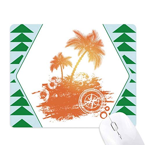 Tapis de souris beach plan illustration pour éliminer la fatigue et les glissements