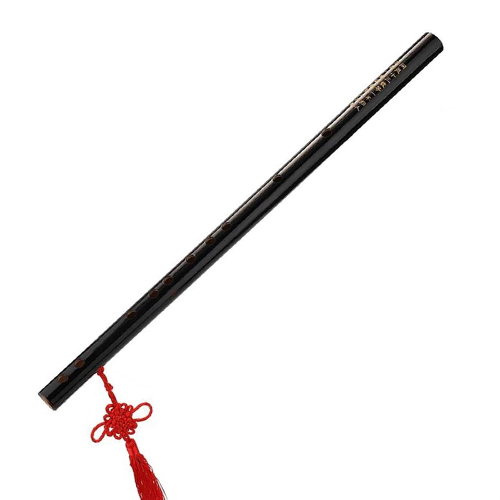 Bambus Black Bitter Bamboo Flute Dizi Holzblasinstrument Tonart C/D/E/F Professionelle Chinesische Dizi(F Key)
