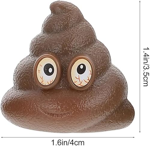 Miniatura 3 de Zerodeko 60 bonitos juguetes falsos para caca  modelos realistas de plástico para bromas de fiesta de niños