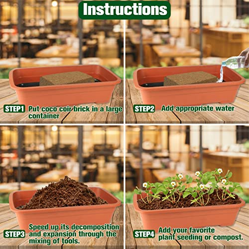 ZeeDix-10-Pcs-Premium-Coco-Coir-Bricks-Compressed-Coconut-Coir-for-Plants-100-Organic-Coco-Coir-Fiber-Potting-Soil-with-Low-EC-and-pH-Balance-for-Planting-Gardening-Herbs-Reptiles