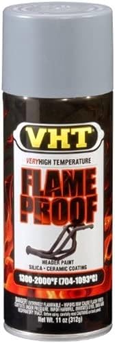 Vht Imprimación gris plana con revestimiento de alta temperatura extrema 11 oz. Aerosol - Lote de 6