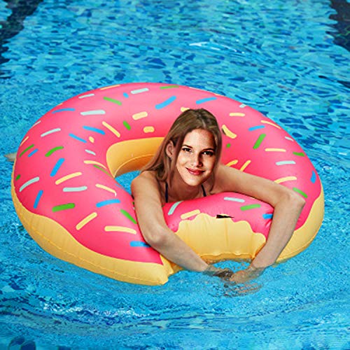Fastwolf Strawberry Frosted Donut Pool Float #TOP1