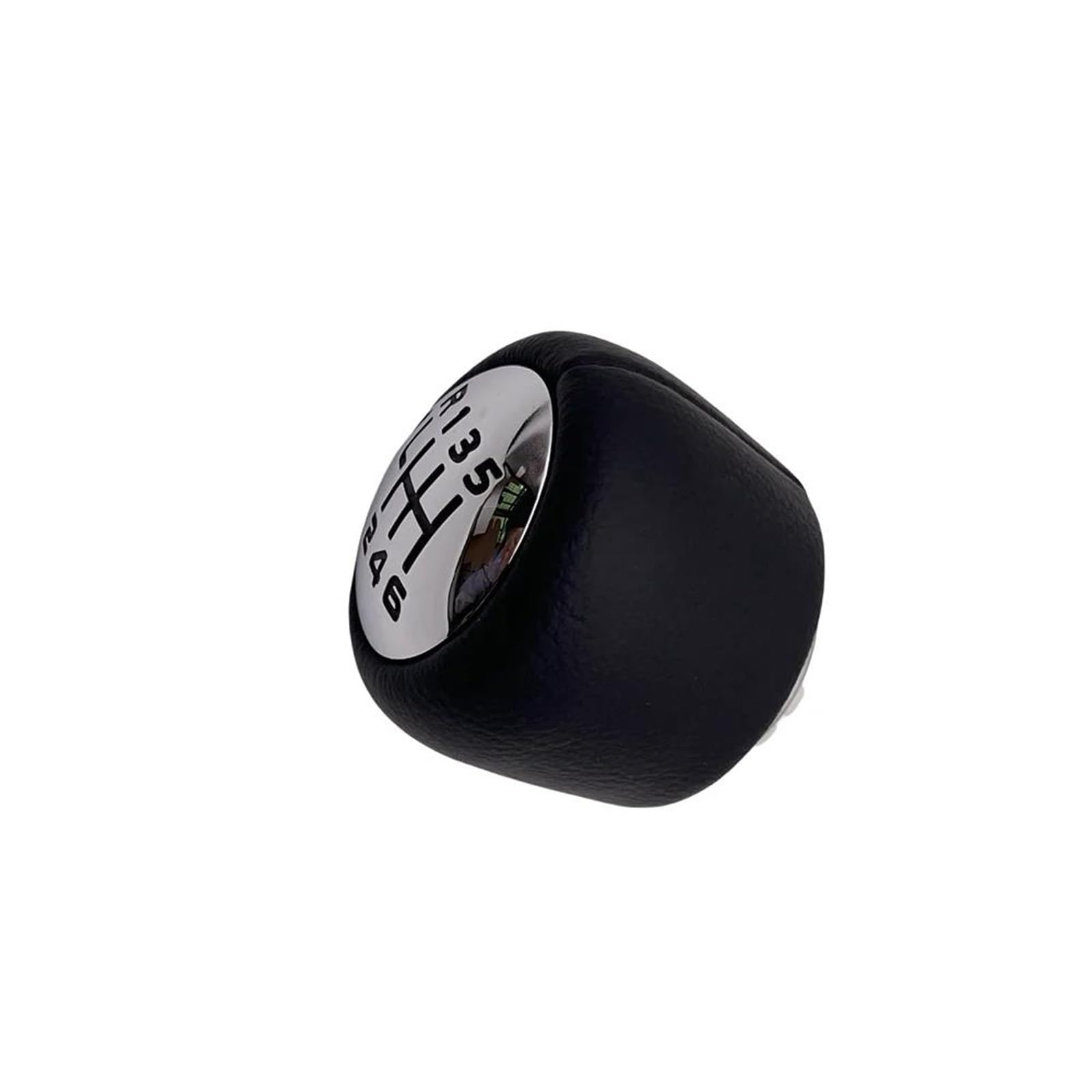 QMTVFSRH Car Gear Shift Knob for Peugeot 508 2010-2018 6 Speed Black Gear Shift Knob Shifter Stick Gaiter 2403GY