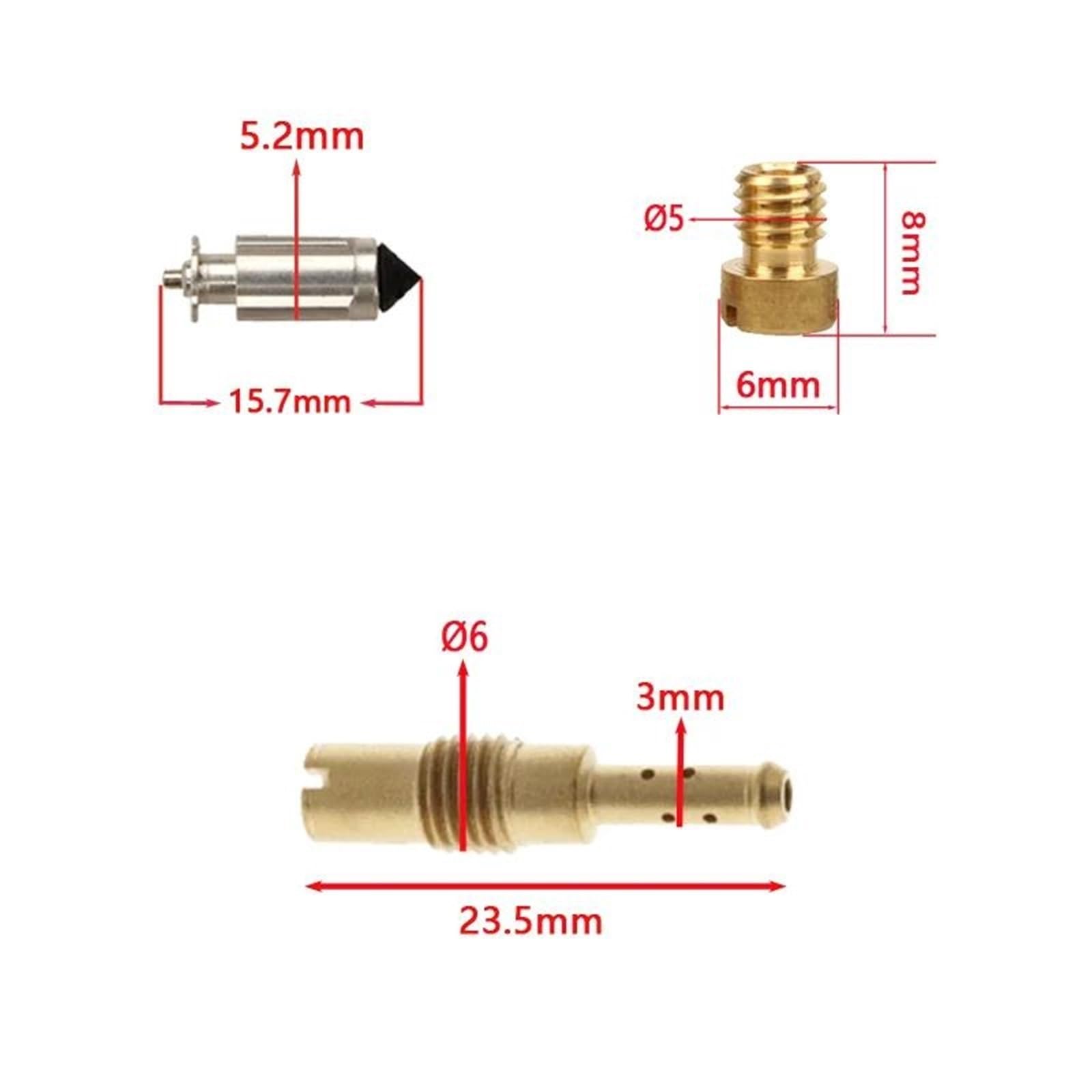Motorrad Vergaser Umbau Reparatursatz Vergaser-Reparatursatz Für Für Rebel CMX450C PC17 CMX 450 C 450C PC 17 Vergaser-Reparatur Reparaturteile Zubehör Ersatzteil Reparatur Teile(Satz 5)