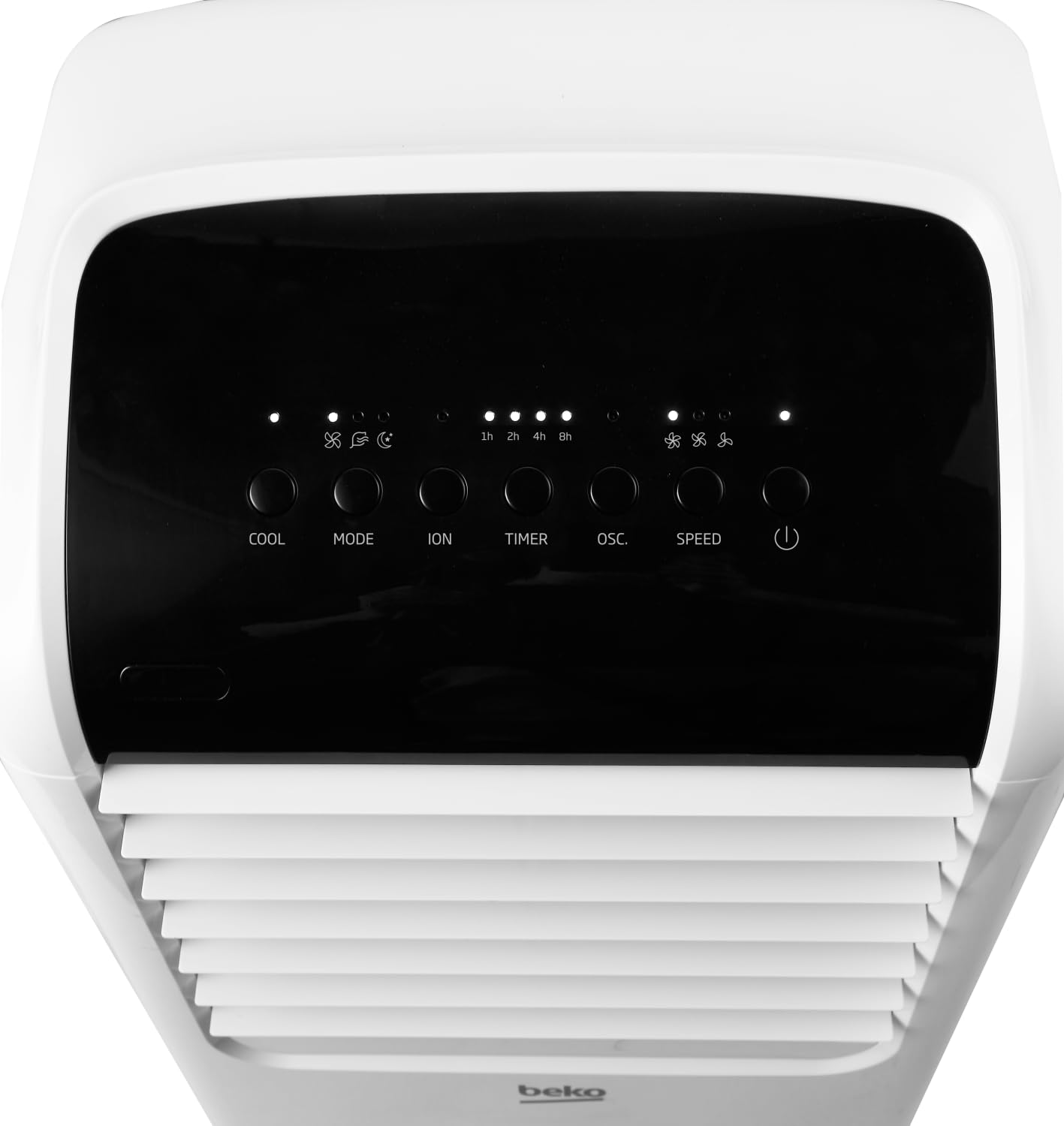 Beko - EFE6030W - Air Cooler, Ventilazione e Umidificazione, 8 Litri, 3 Velocità - Bianco, 40 x 32,8 x h97 cm