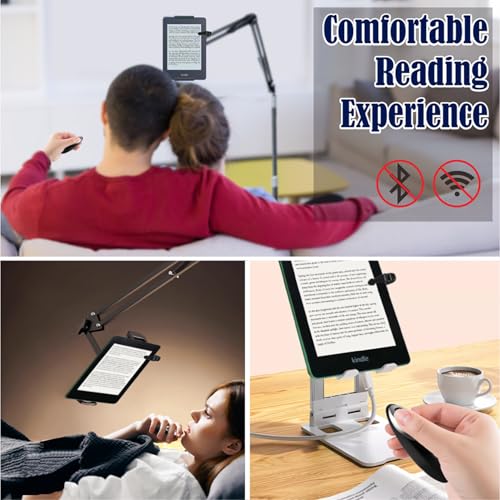 Remote Control Page Turner for Kindle Paperwhite Oasis Kobo eBook Readers,Mute Scroll Wheel Clicker,Remote Scrolling for TikTok,Remote Shutter for Taking Photos and Videos,Supports iPhone,iPad,Android image 2