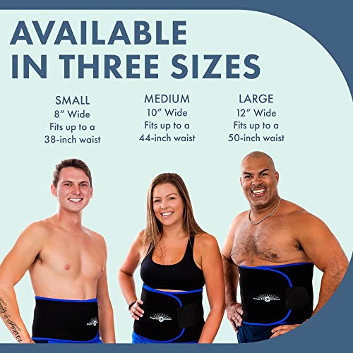 Weightloss-Solutions Waist Trimmer Ab Trainer, Weight Loss Sweat Wrap Sauna Belt For Women And Men. Waist Slimming thumb #1