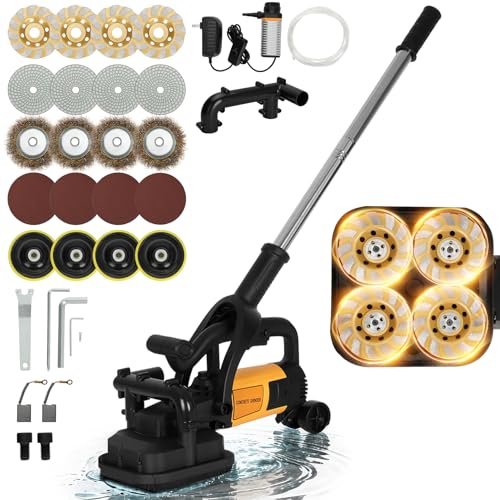 4-Head 3800W Concrete Floor Grinder...