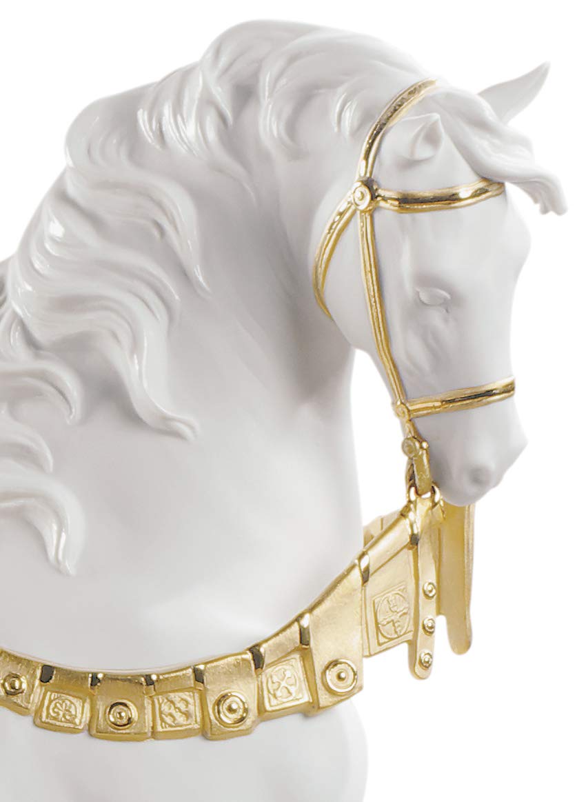 Amazon.co.jp: リヤドロ LLADRÓ 人形 威風堂々 Re-Deco/Gold 01007186
