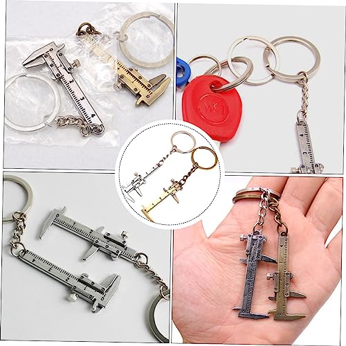 Calibrador Vernier Mini Llavero 2 Pzas Medidor Portátil miniatura 4