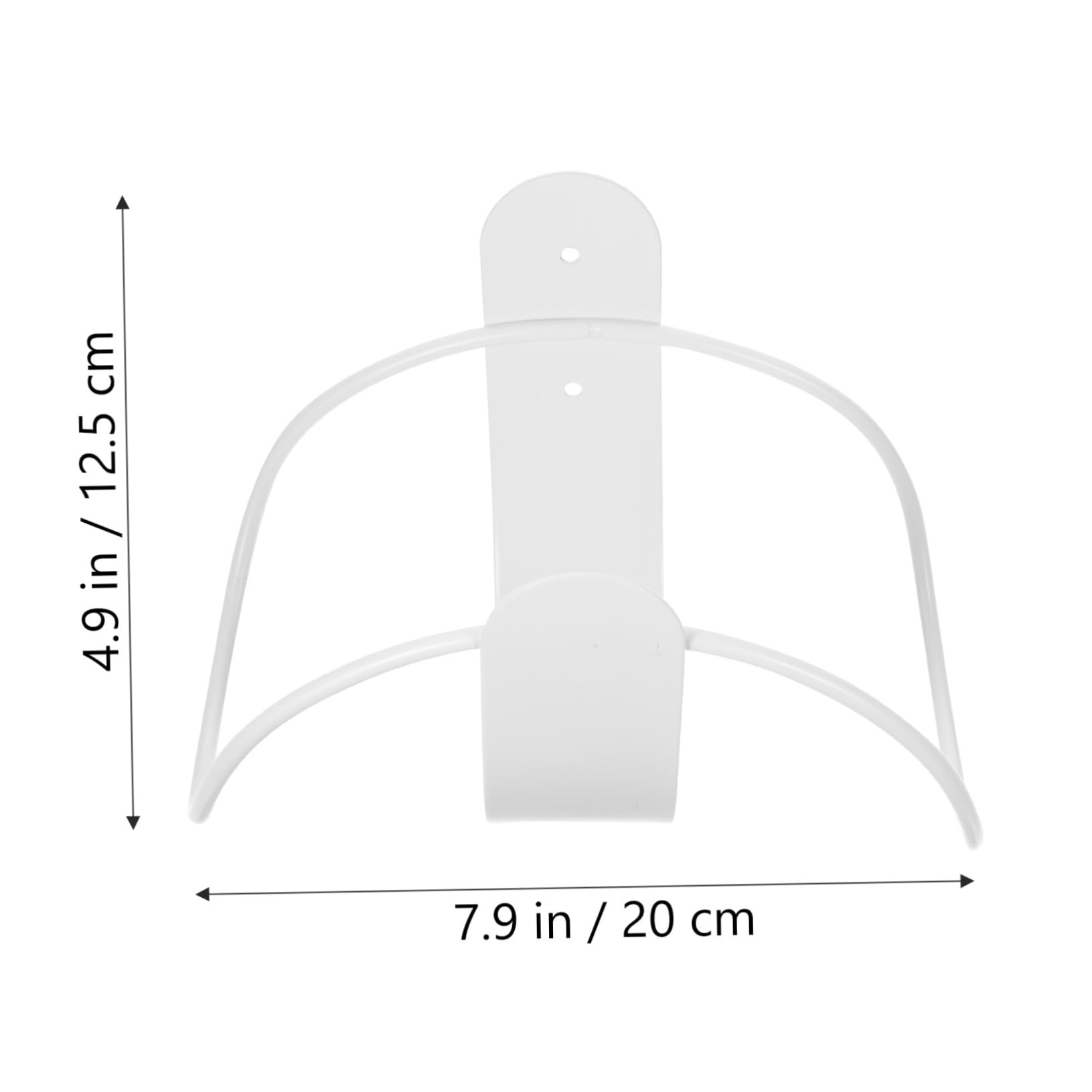 SUPVOX Porta Tubo da Giardino in Filo Metallico Bianco, Gancio per Riporre Tubi Flessibili, Supporto Resistente per Organizzatore di Spazio in Garage e Giardino, Facile da Installare