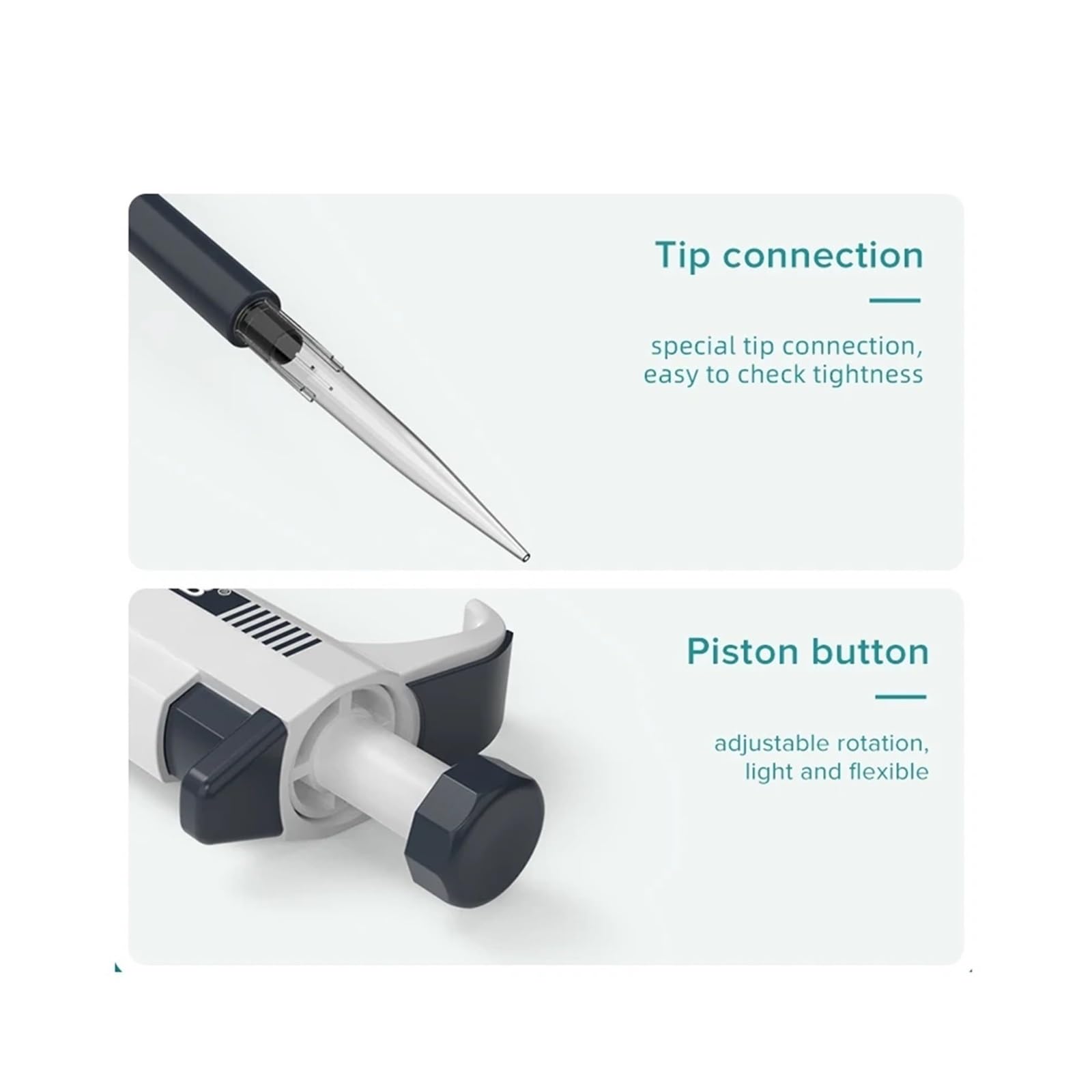 Labormikropipette, Laborpipette Mikropipette Einzelkanal:Pipetten Manuell einstellbare Pipette Digitale Pipettenpistole(0.5-5ml)