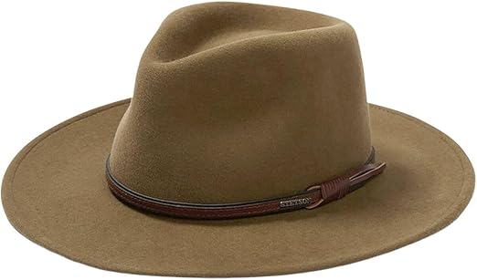 Chapeau Stetson Bozeman Homme - Noir - Taille X-Large - Neuf - Modèle TWBOZE-8130MU