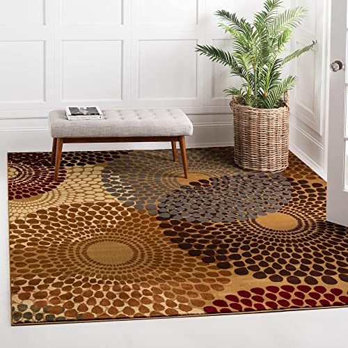 Tapete Unique Loom Barista Collection 245x245 cm Beige miniatura 1