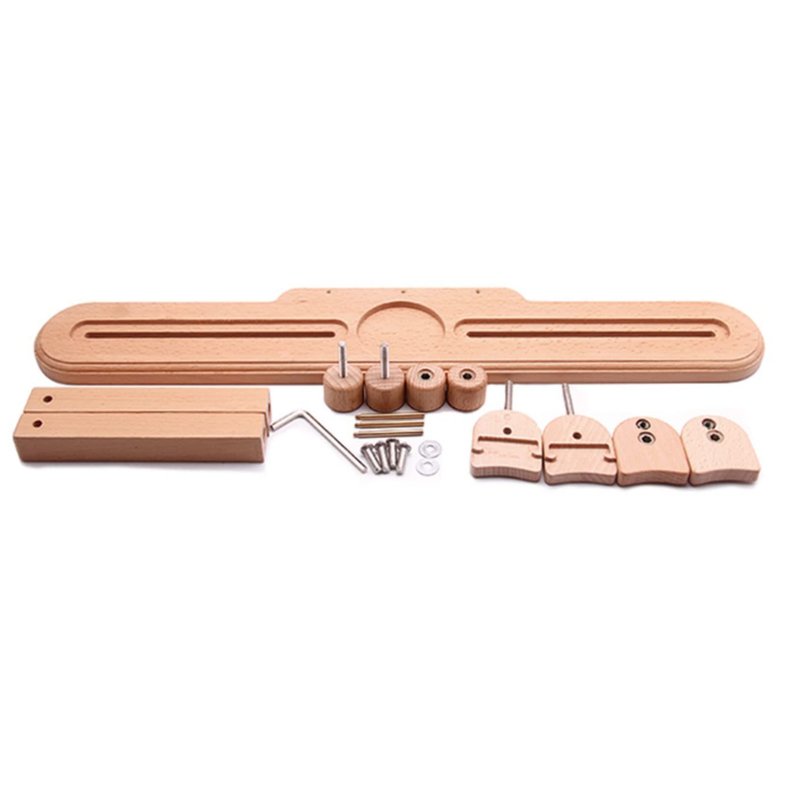 Support de point de croix, support en bois mains libres avec rotation à 360°, bobine en laiton pour bricolage, couture, utilisation facile, convient pour les projets de couture