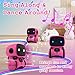 Contixo R1 Kids Robot Toy, Pink Interactive Smart Robots with Voice Control Talking Dancing Learning Touch Sensor Compact Educational Portable Toy for Boys Girls Toddlers 3-8 Years Old Birthday Gifts