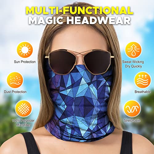 Joeyoung Headwear, Bandana, Neck Gaiter Head Wrap Headband Balaclava Magic Scarf #TOP1