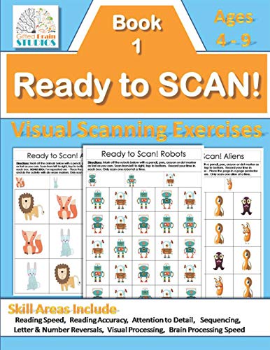 Ready to Scan! Beginners: Visual Scanning Exercises for Young Students (Ready to Scan! Visual Tracking Exercises)