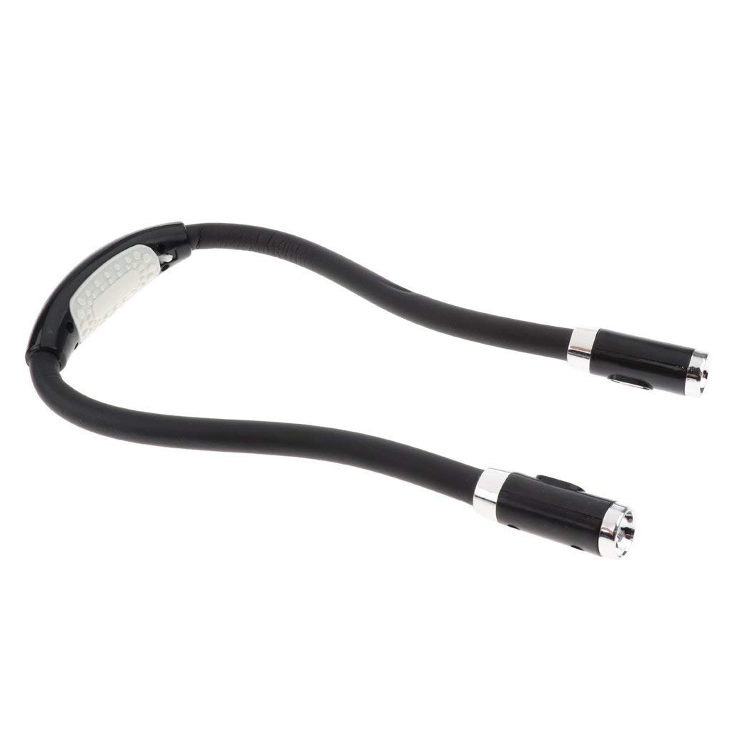 Lectura de cuello con luz LED para el cuello, 4 bombillas LED, ideal para niños, manualidades, tejer, reparación, viajes o barbacoa – # 2, como se describe
