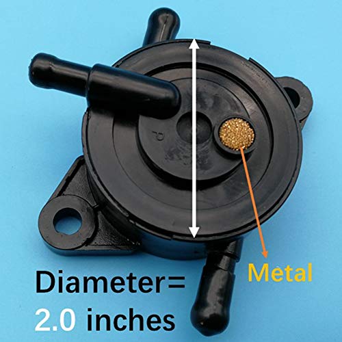 Tuzliufi Replace Fuel Pump Kawasaki John Deere QuikTrak FR541V FR600V FR651V FR691V FR730V FS481V FS541V FS600V FS651V FS691V FS730V 49040-7008 walk-behind 647A 657A 667A 652B 636M 648M 652M 648R Z119