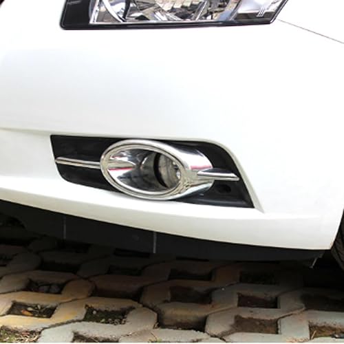 Miniatura 5 de MadLoN Compatible con Chevrolet Cruze 2009-2016, cubierta de lámpara antiniebla de automóvil, cromada después de la lámpara antiniebla antes de la
