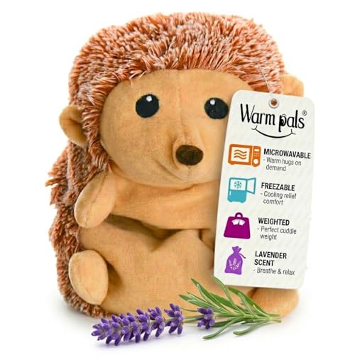 Image of Harley Hedgehog - Microwavable & Weighted Plush Stuffed Animal - Heated Plushie for Warmth - Cute, Soft, Cozy Toy for Adults & Children (Boys, Girls, & Toddlers) by Warm Pals
