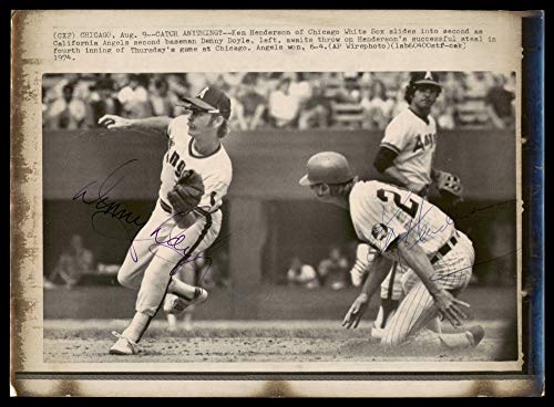 Denny Doyle & Ken Henderson Autographed 8x11 AP Photo SKU #185486
