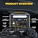VTOMAN Jump 600X Portable Power Station 600W, 299Wh Solar Generator LiFePO4 Battery Power Station with Jump Start for Car, 1200W AC Outlet, PD 60W USB-C, 3x Regulated 12V/10A DC for Camping, RV Travel