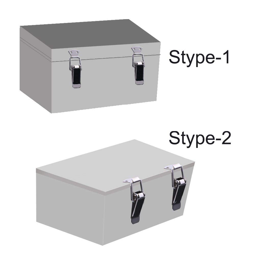 Cierre de Resorte, Palanca Corchete Traba, 12 Pcs Caja de herramientas/Caja de madera Cerradura de seguridad de metal para Usarse en Cuero, Metal, Caja de Herramientas Portátil de Madera