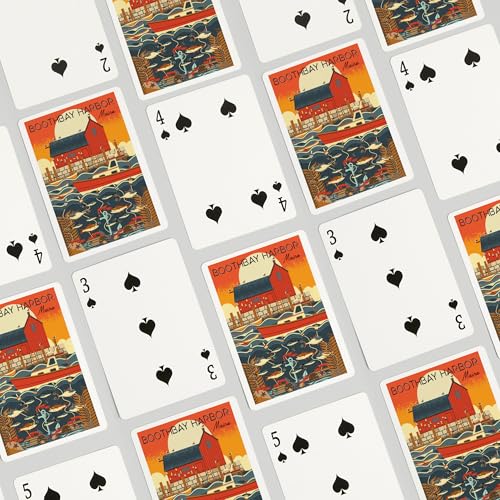 52 Cartas de Poker Boothbay Harbor, Maine miniatura 4