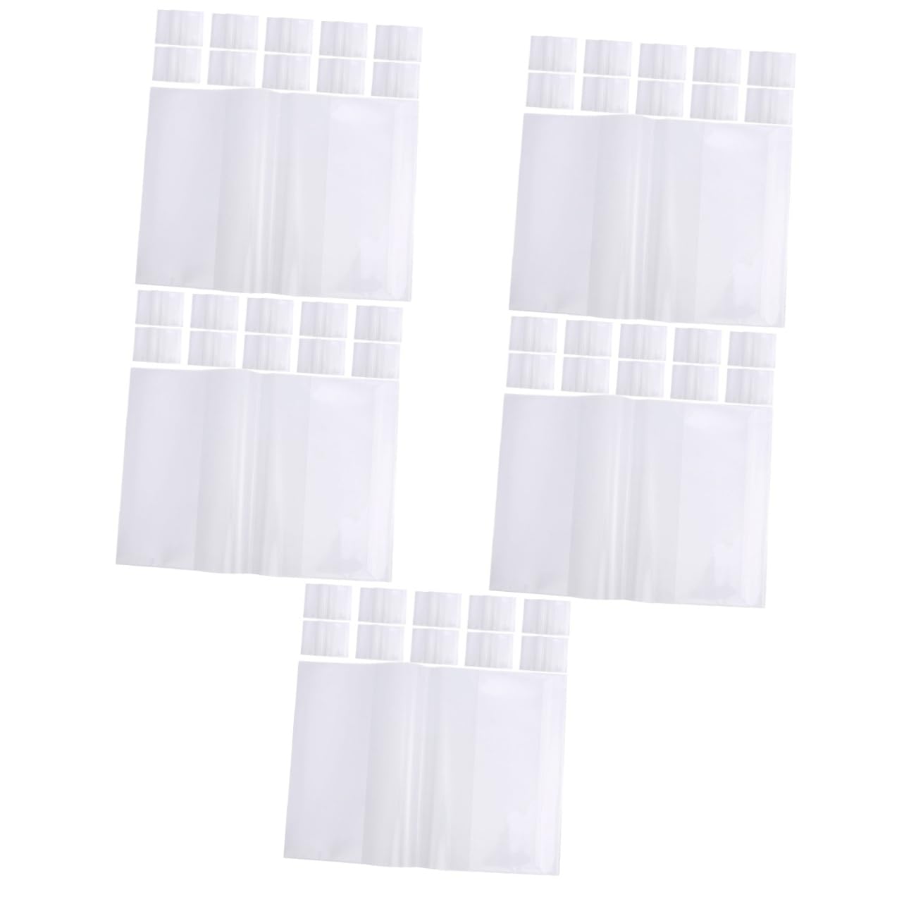 100piezas Protector De Libros Transparente Cubiertas Antidesgarro y Antimanchas Para Uso Escolar y Docente
