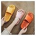 VHDY85KA Beach Sandals Fashion Personality Female Slippers Summer Female Bathroom Massage Couple Home Home Indoor Bathing Sandals Male Pillow Slippers(Gris,42-43)