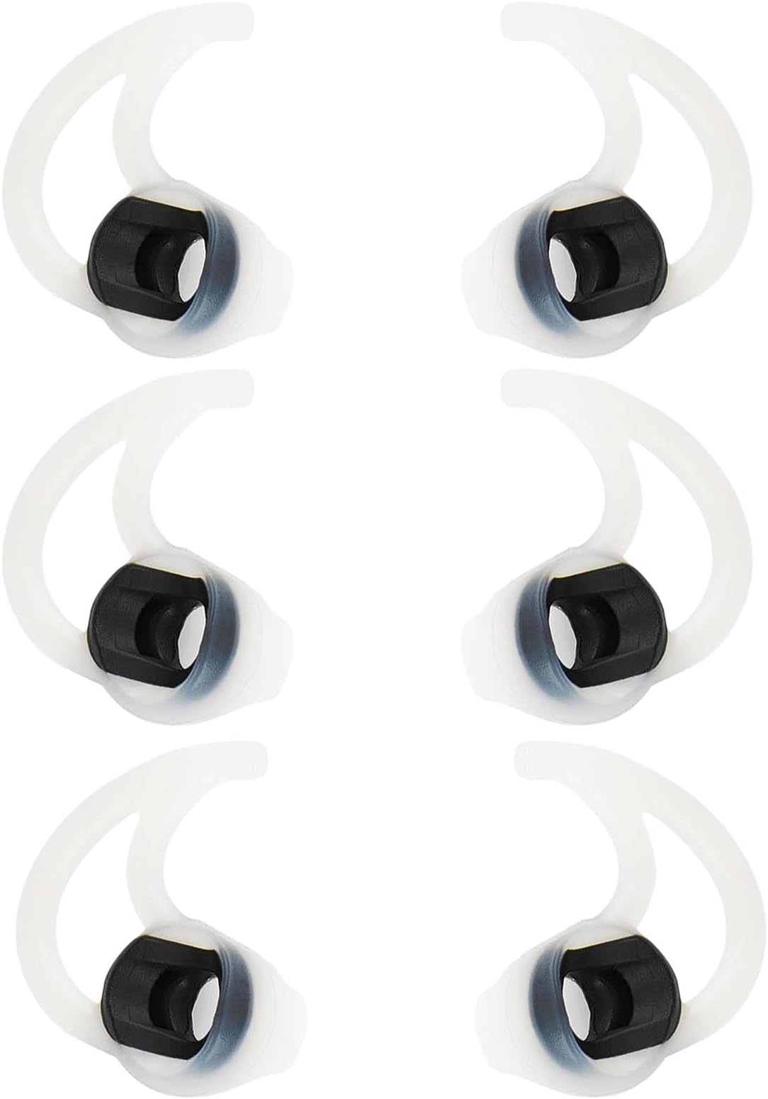 Replacement Earbud Tips Silicone Earbud Covers Compatible with Bose SoundSport Freestyle IE2 IE3 Headphone Ear Tips, 3 Pairs Large