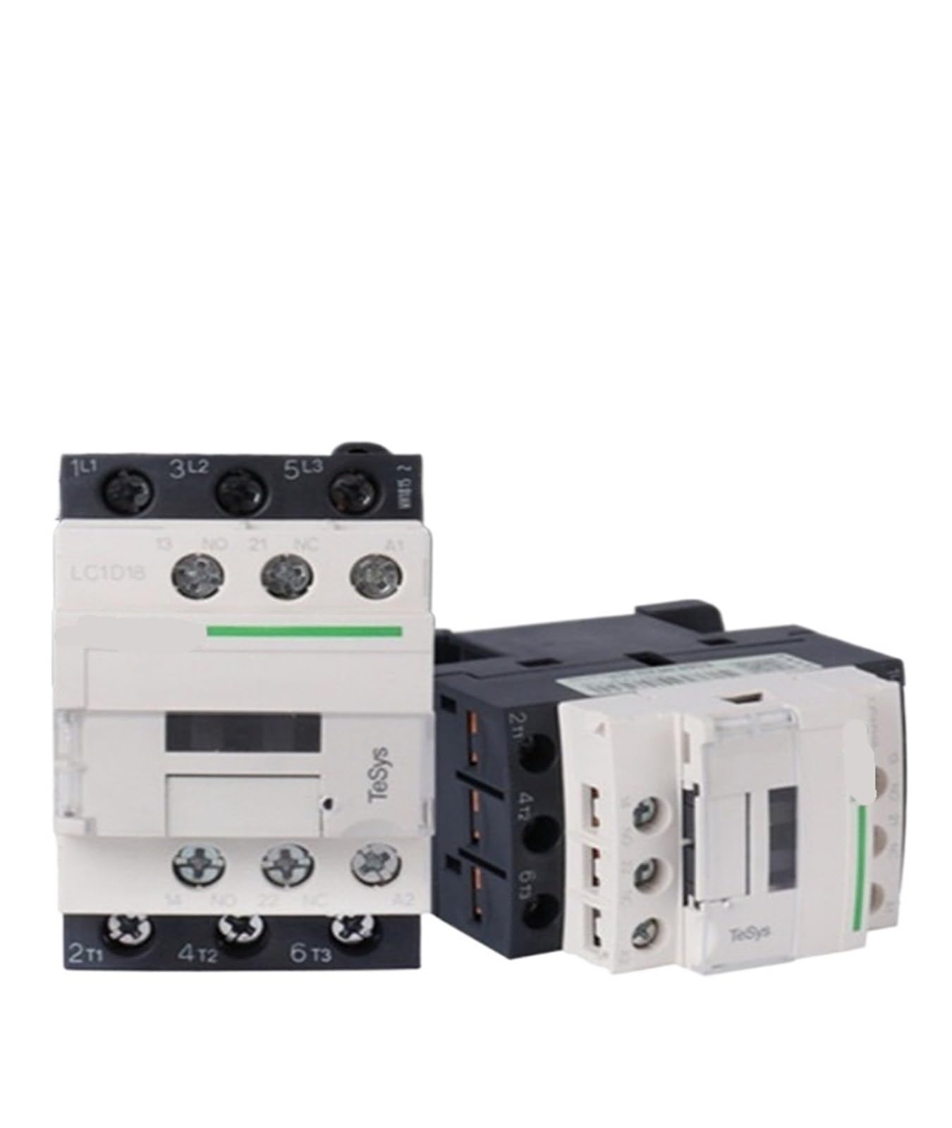 Contacteur tripolaire 25A type LC1D25 pour armoire électrique de chantier