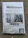 Mellroom Adjustable Window Screen Replacement kit with Zipper Opening, Fiberglass White 47in X 47in (120X120cm) can be Cut,Keep Bugs Mosquitoes Out,Insect Protection Nets for Household Purposes