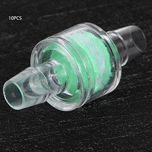 Filtro de tubo, 10 pcs ABS Verde Aquário Bomba de Água Tubo de Silicone Filtro de Tanques de Peixes