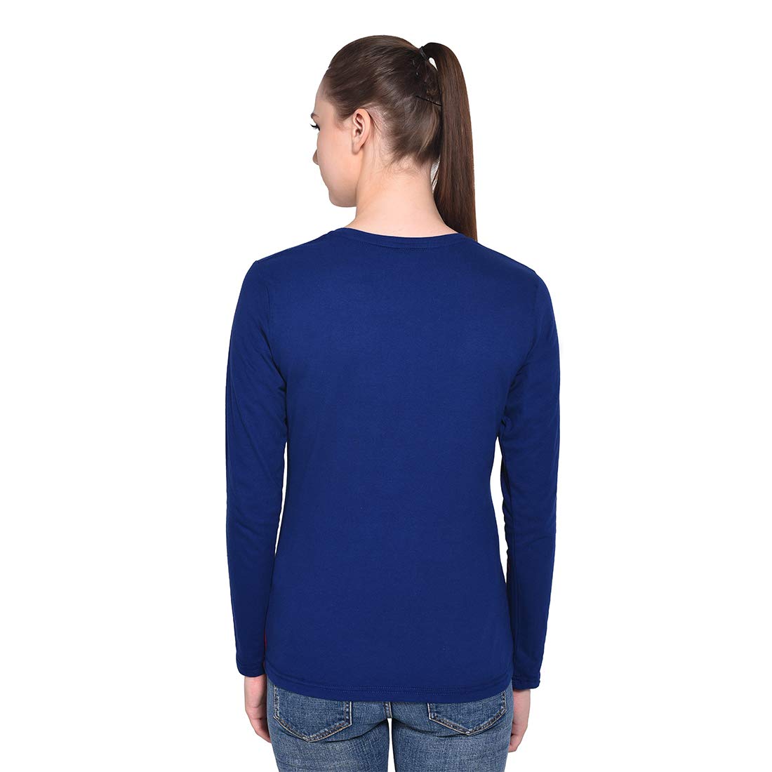 Women's Cotton Round Neck Full Sleeve Top